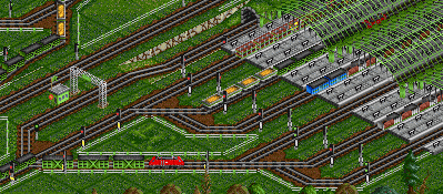 Durchgangsbahnhof mit Kombinationssignalen